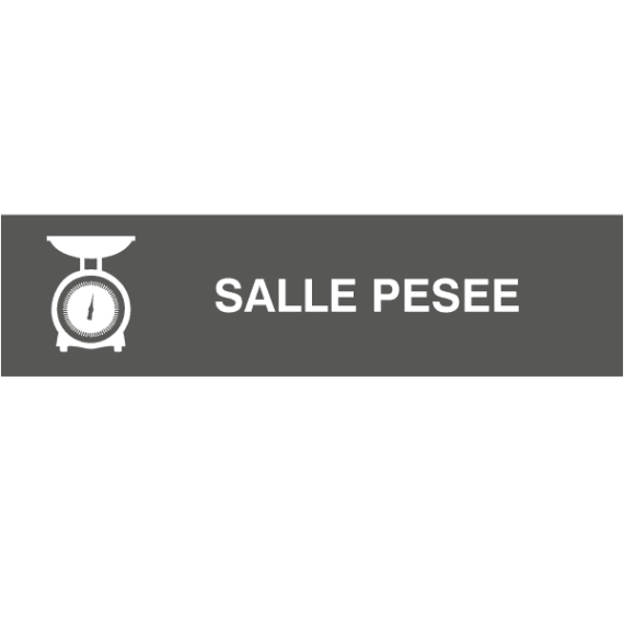 Pictogramme Salle Pesée - Gamme Grey