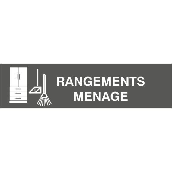 Pictogramme Rangements Ménage - Gamme Grey