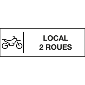Pictogramme Local 2 Roues - Gamme Glossy
