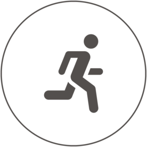 Pictogramme Courir - Gamme Round