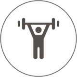 Pictogramme Musculation - Gamme Round