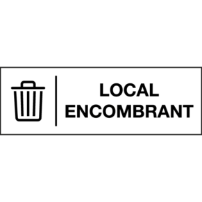 Pictogramme Local Encombrant - Gamme Glossy