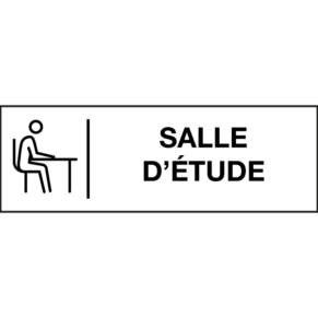 Pictogramme Salle d'Étude - Gamme Glossy