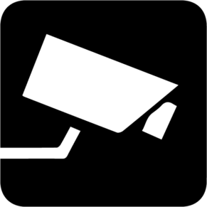 Pictogramme Caméra de Surveillance - Gamme Black