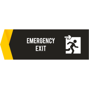 Pictogramme Emergency Exit - Gamme Flèche