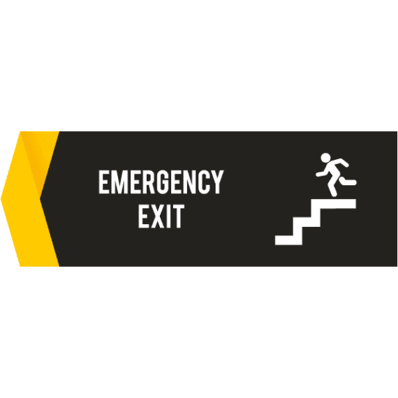 Pictogramme Emergency Exit - Gamme Flèche