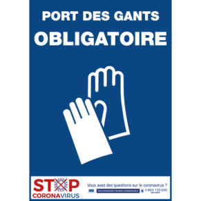 Panneau Port des Gants Obligatoire