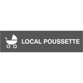 Pictogramme Local Poussette - Gamme Grey