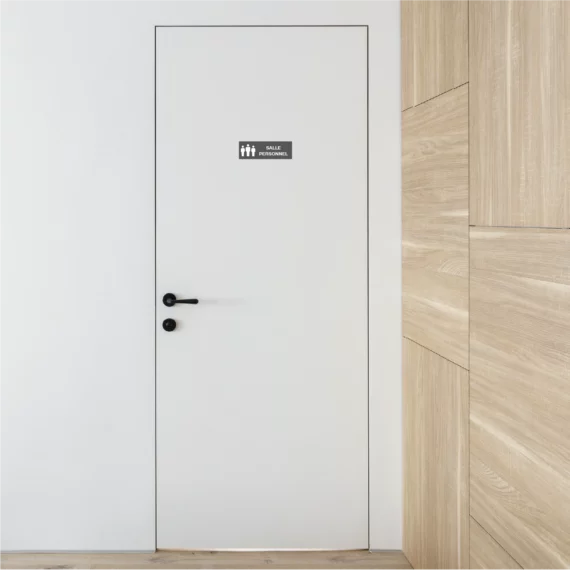 Panneau Pictogramme Salle Personnel - Gamme Grey SIGN-0419