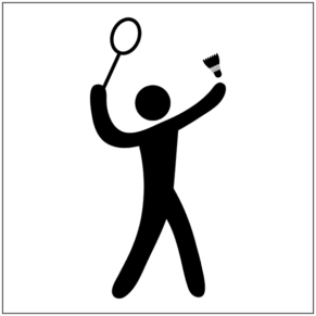 Pictogramme Badminton - Gamme Sport