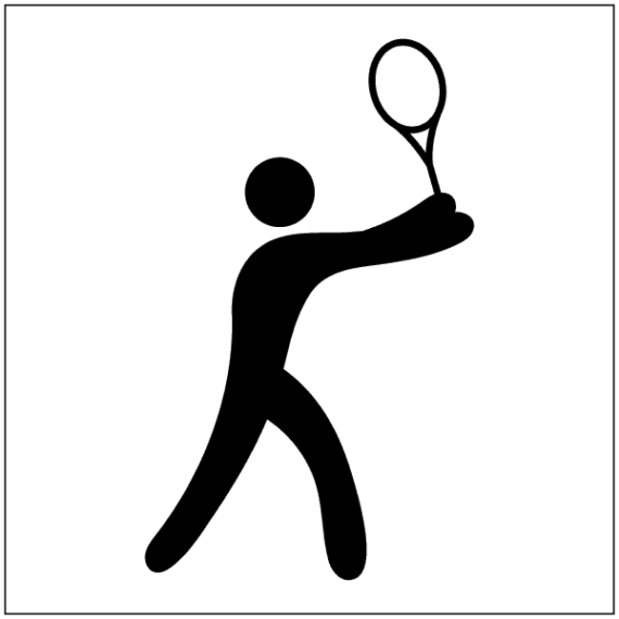 Pictogramme Tennis - Gamme Sport