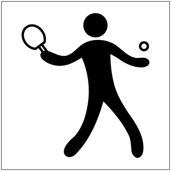 Pictogramme Tennis de Table - Gamme Sport