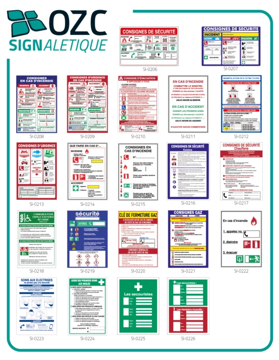 Panneau Consignes de Sécurité SI-0207