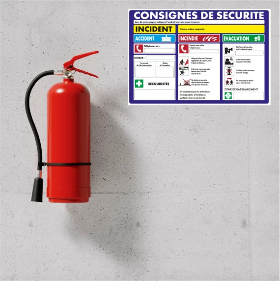 Panneau Consignes de Sécurité SI-0207