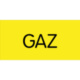 Étiquette Gravée GAZ - Gaine Technique