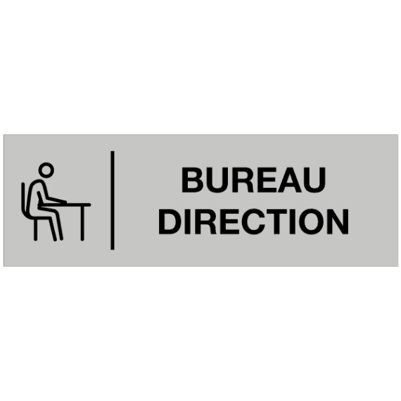Étiquette Gravée Bureau Direction