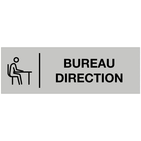 ▷ Étiquette Gravée Bureau Direction