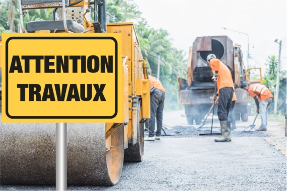 Panneau Danger Attention Travaux - KC1 22P ROUT-0015