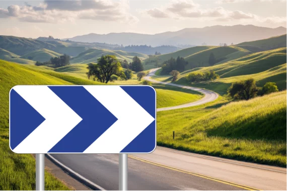 Panneau d'Indication de Direction ROUT-0234