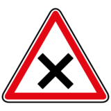 Panneau d'Intersection Priorité à Droite - AB1