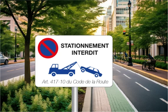 Panneau Stationnement Interdit ROUT-0071