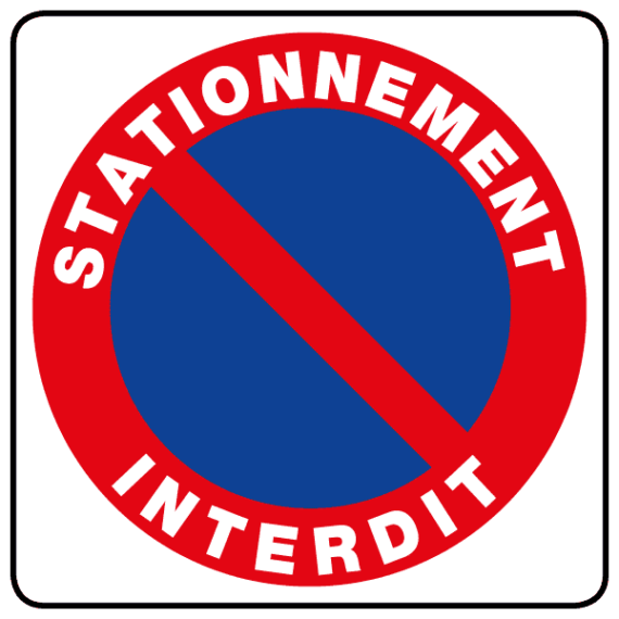 Panneau Stationnement Interdit - R25