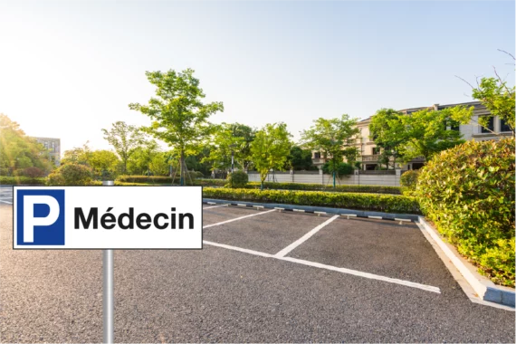 Panneau Parking Médecin ROUT-0122