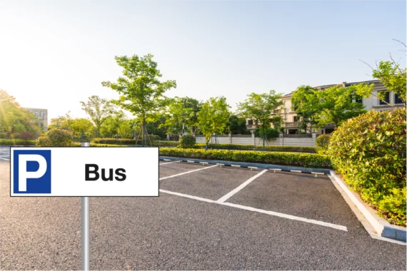 Panneau Parking Bus ROUT-0123