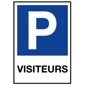 Panneau Parking Visiteurs