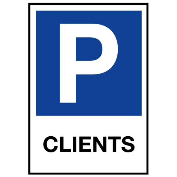 Panneau Parking Clients