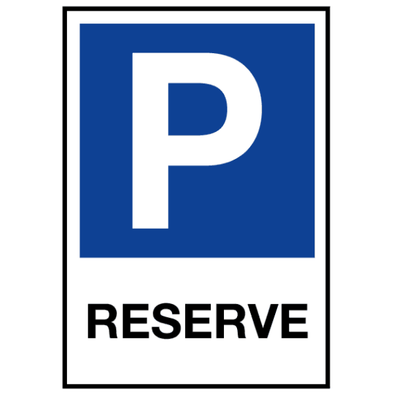Panneau Parking Réservé