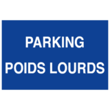 Panneau Parking Poids Lourds