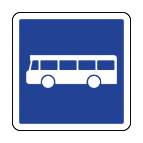 Panneau d'Indication d'un Arrêt de Bus