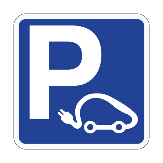 Panneau d'Indication de Parking pour Véhicule Électrique