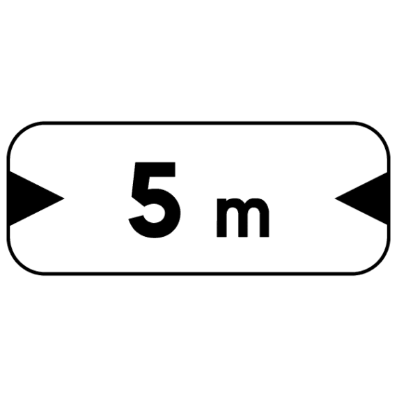 Panneau Indicatif Largeur Maximale Autorisée - M4u