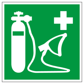 Panneau Kit Oxygène Médical ISO 7010 - E028