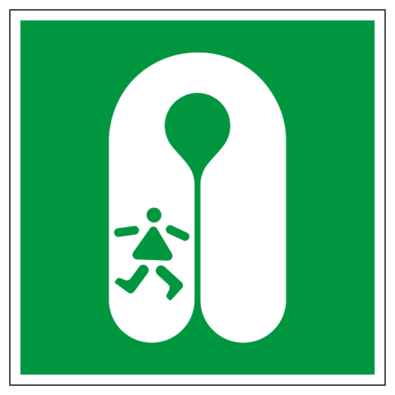 Panneau Gilet de Sauvetage Enfant ISO 7010