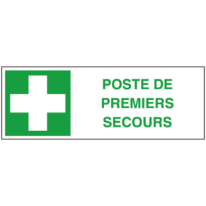 Panneau Poste de Premiers Secours - ISO 7010