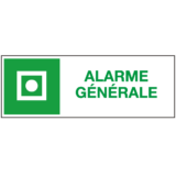 Panneau Alarme Générale - ISO 7010
