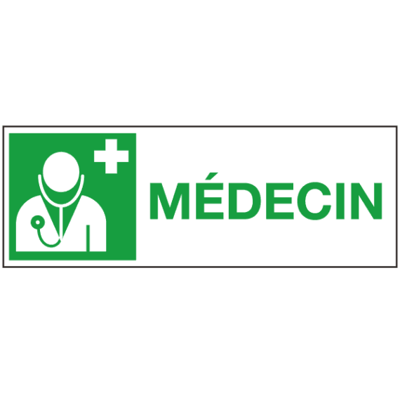 Panneau Médecin - ISO 7010