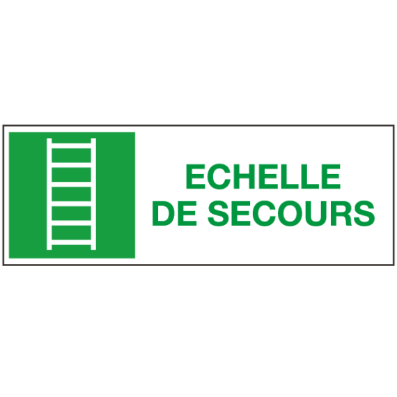 Panneau Échelle de Secours - ISO 7010