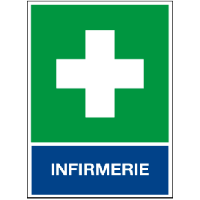 Panneau Infirmerie ISO 7010