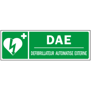 Signalétique DAE - Défibrillateur Automatisé Externe