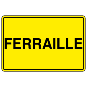 Panneau Ferraille