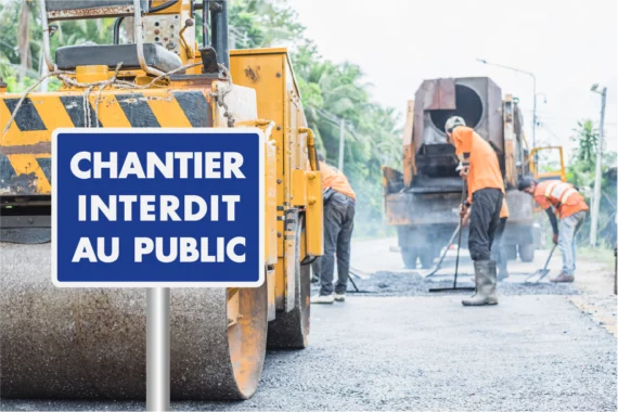 Panneau Chantier Interdit au Public CHAN-0002