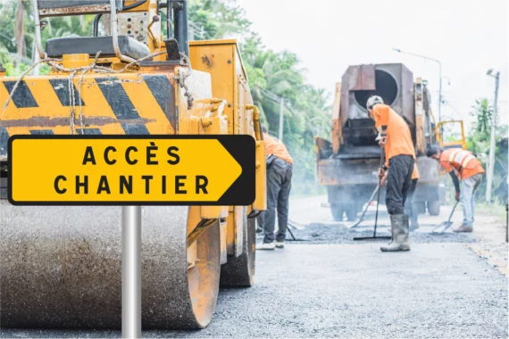 Panneau Accès Chantier CHAN-0009