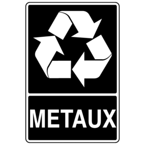 Panneau Recyclage Métaux