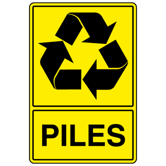 Panneau Recyclage Piles