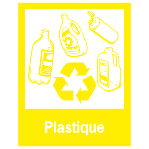 Signalétique Recyclage Plastique