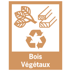 Signalétique Recyclage Bois - Végétaux